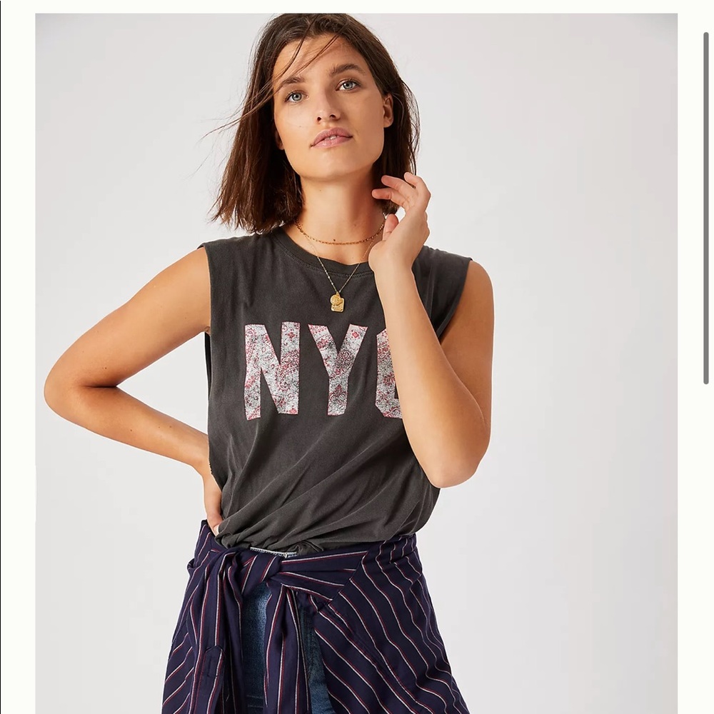 NYC Muscle Graphic Tank